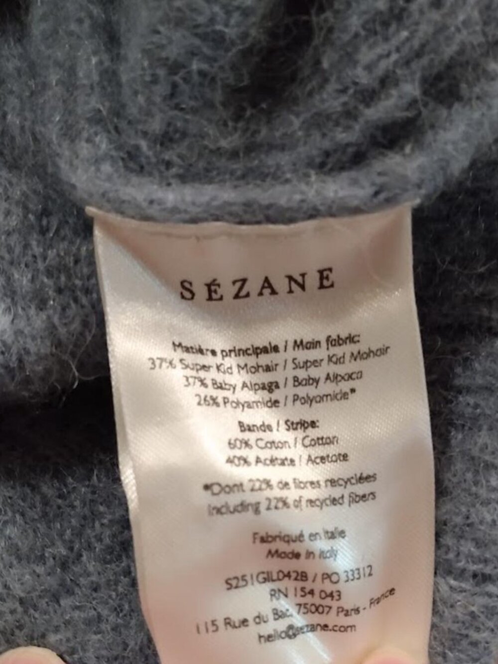 Sezane Gaspard Cardigan XS - Picture 6 of 7